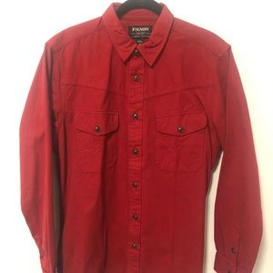 FILSON Red button down